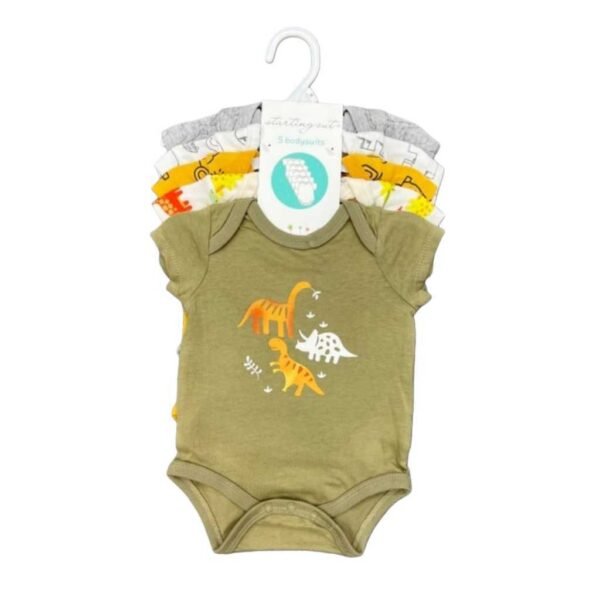 YOURBABYNEEDS Bodysuit Jumper Lengan Pendek Bayi Perempuan dan Bayi Cowok 5in1 Motif Karakter Lucu Berbahan Katun Adem Premium Import Nyaman Digunakan Untuk Bayi Usia Baru Lahir Newborn Sampai 9 Bulan Baru - Gambar 21
