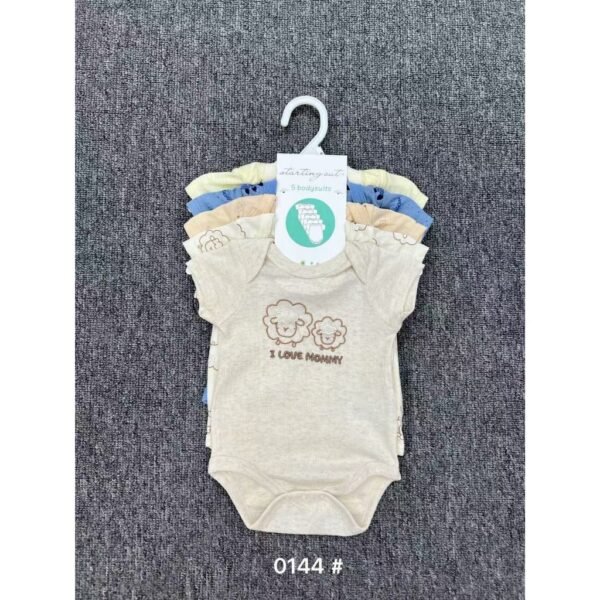 YOURBABYNEEDS Bodysuit Jumper Lengan Pendek Bayi Perempuan dan Bayi Cowok 5in1 Motif Karakter Lucu Berbahan Katun Adem Premium Import Nyaman Digunakan Untuk Bayi Usia Baru Lahir Newborn Sampai 9 Bulan Baru - Gambar 22