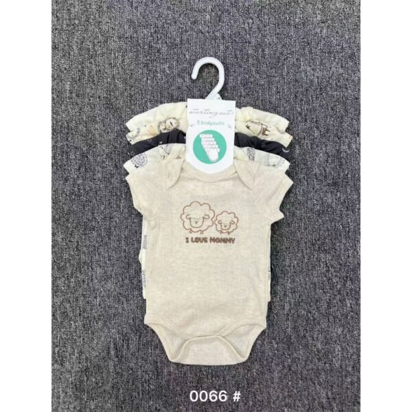 YOURBABYNEEDS Bodysuit Jumper Lengan Pendek Bayi Perempuan dan Bayi Cowok 5in1 Motif Karakter Lucu Berbahan Katun Adem Premium Import Nyaman Digunakan Untuk Bayi Usia Baru Lahir Newborn Sampai 9 Bulan Baru - Gambar 27