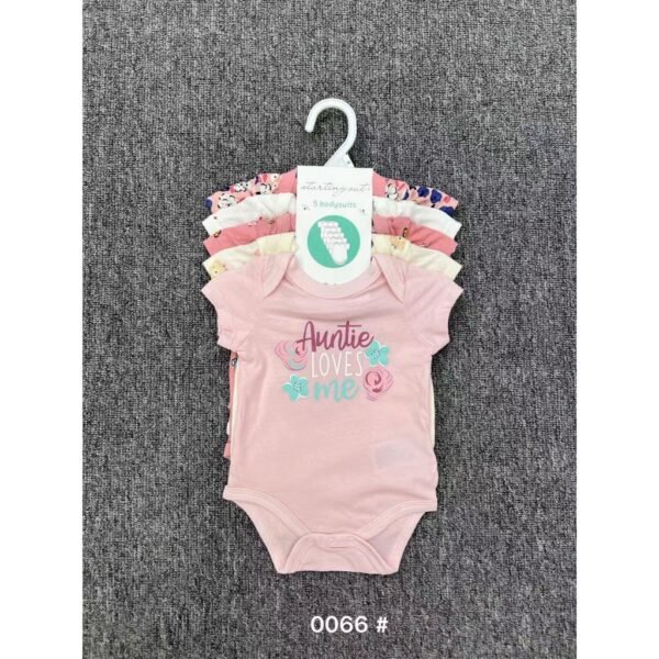 YOURBABYNEEDS Bodysuit Jumper Lengan Pendek Bayi Perempuan dan Bayi Cowok 5in1 Motif Karakter Lucu Berbahan Katun Adem Premium Import Nyaman Digunakan Untuk Bayi Usia Baru Lahir Newborn Sampai 9 Bulan Baru - Gambar 29
