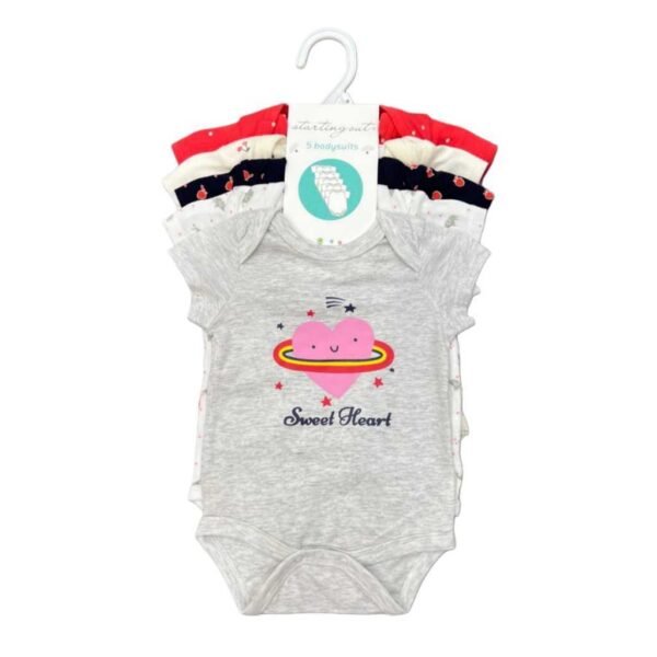 YOURBABYNEEDS Bodysuit Jumper Lengan Pendek Bayi Perempuan dan Bayi Cowok 5in1 Motif Karakter Lucu Berbahan Katun Adem Premium Import Nyaman Digunakan Untuk Bayi Usia Baru Lahir Newborn Sampai 9 Bulan Baru - Gambar 30