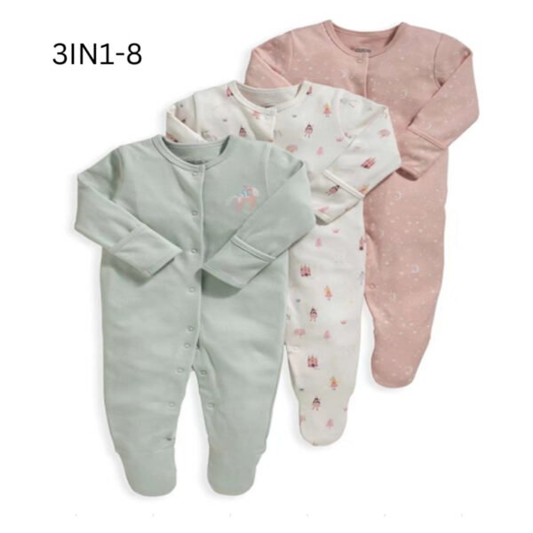 New Sleepsuit Baby Girl 3in1 MMPS Premium Import Untuk Anak Perempuan - Gambar 17