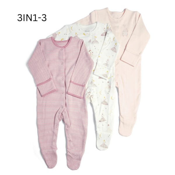 New Sleepsuit Baby Girl 3in1 MMPS Premium Import Untuk Anak Perempuan - Gambar 15