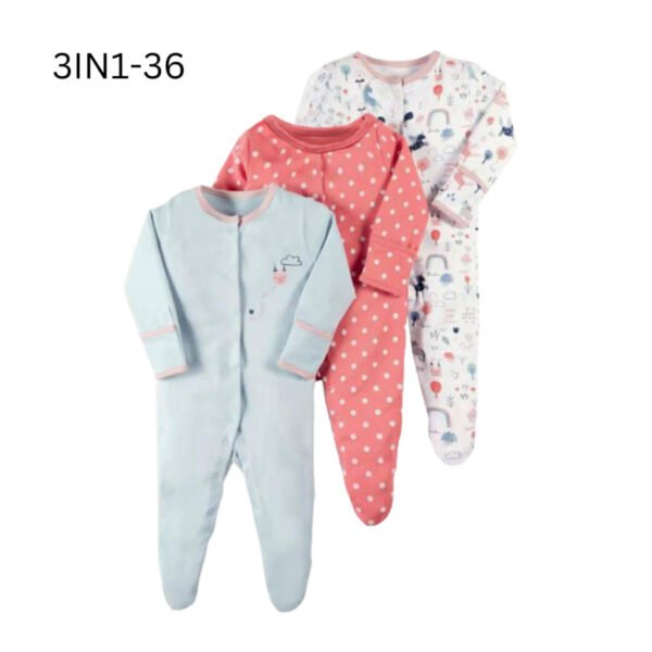 New Sleepsuit Baby Girl 3in1 MMPS Premium Import Untuk Anak Perempuan - Gambar 18