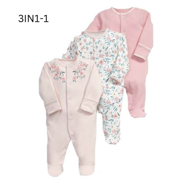 New Sleepsuit Baby Girl 3in1 MMPS Premium Import Untuk Anak Perempuan - Gambar 10