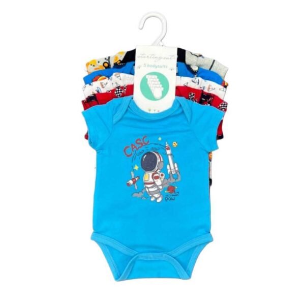 YOURBABYNEEDS Bodysuit Jumper Lengan Pendek Bayi Perempuan dan Bayi Cowok 5in1 Motif Karakter Lucu Berbahan Katun Adem Premium Import Nyaman Digunakan Untuk Bayi Usia Baru Lahir Newborn Sampai 9 Bulan Baru - Gambar 13