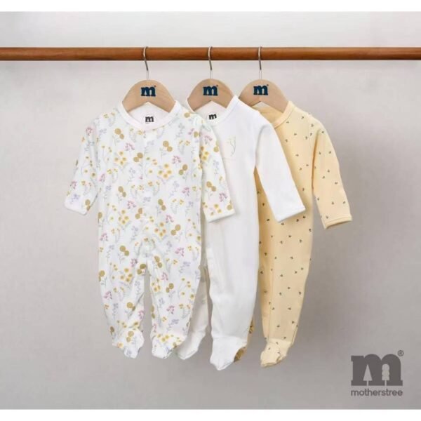 MT Sleepsuit Baby 1 Pack Isi 3pcs Premium Import Untuk Anak Perempuan Usia 0-12 Bulan - Gambar 2