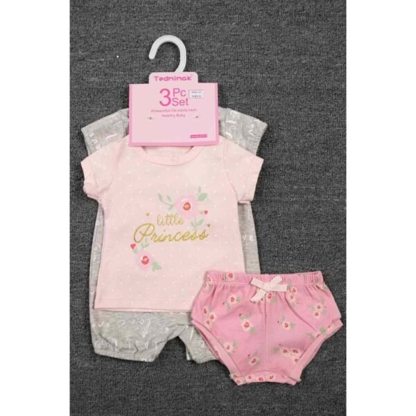 TM Setelan 3IN1 Baby Boy & Baby Girl Lengan Pendek Motif Karakter Bahan Katun Premium Import Untuk Anak Usia Newborn Sampai 18 Bulan - Gambar 17