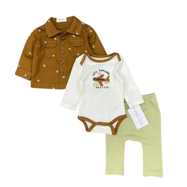 CKBaby Boy Setelan Bodysuit Kemeja 3in1 Bahan Premium Import untuk Anak Laki Laki usia 3 Sampai 24 Bulan 1 - Gambar 17