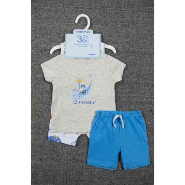 TM Setelan 3IN1 Baby Boy & Baby Girl Lengan Pendek Motif Karakter Bahan Katun Premium Import Untuk Anak Usia Newborn Sampai 18 Bulan - Gambar 14