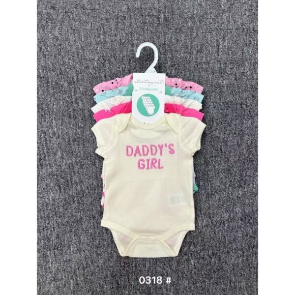 YOURBABYNEEDS Bodysuit Jumper Lengan Pendek Bayi Perempuan dan Bayi Cowok 5in1 Motif Karakter Lucu Berbahan Katun Adem Premium Import Nyaman Digunakan Untuk Bayi Usia Baru Lahir Newborn Sampai 9 Bulan Baru - Gambar 10
