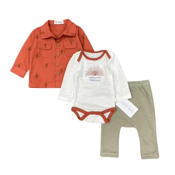 CKBaby Boy Setelan Bodysuit Kemeja 3in1 Bahan Premium Import untuk Anak Laki Laki usia 3 Sampai 24 Bulan 1 - Gambar 13