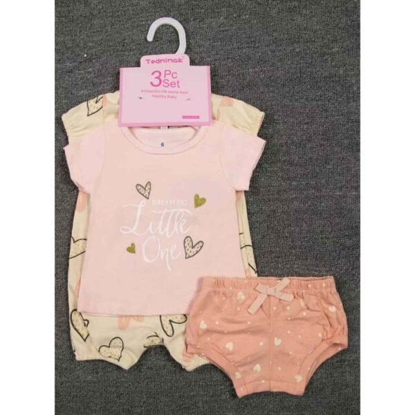 TM Setelan 3IN1 Baby Boy & Baby Girl Lengan Pendek Motif Karakter Bahan Katun Premium Import Untuk Anak Usia Newborn Sampai 18 Bulan - Gambar 6