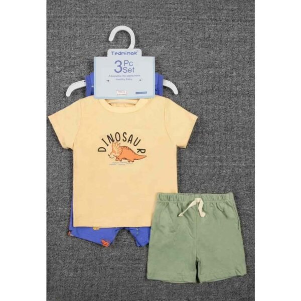 TM Setelan 3IN1 Baby Boy & Baby Girl Lengan Pendek Motif Karakter Bahan Katun Premium Import Untuk Anak Usia Newborn Sampai 18 Bulan - Gambar 19