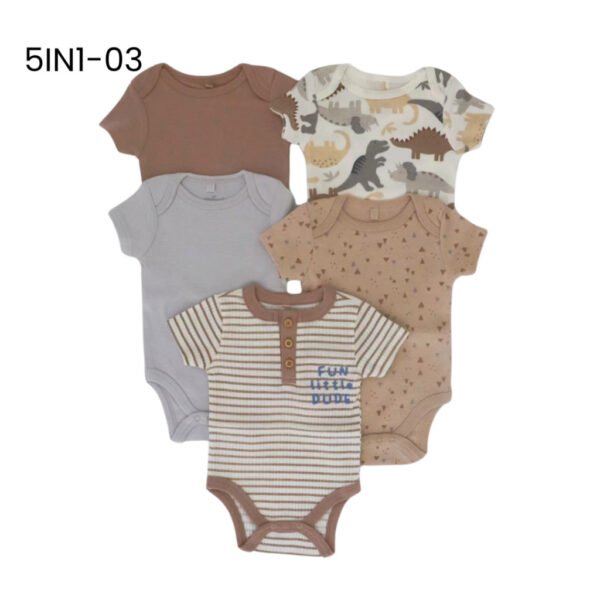 New PF Bodysuit 5in1 Bayi Perempuan Dan Laki Laki Bahan Premium Untuk Anak Usia Newborn Sampai 9 Bulan - Gambar 12