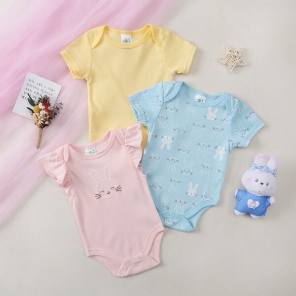 Bodysuit 3in1 Baby Girl dan Boy Bahan Katun Kualitas Premium Import Nyaman Digunakan Untuk Anak Usia Newborn Sampai 9 Bulan - Gambar 16