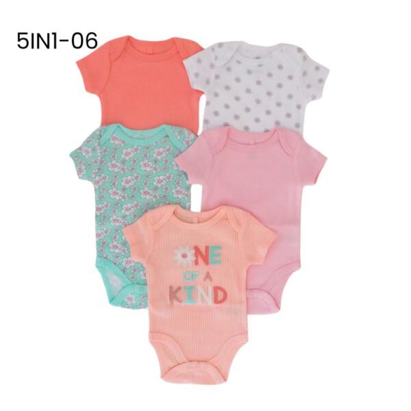 New PF Bodysuit 5in1 Bayi Perempuan Dan Laki Laki Bahan Premium Untuk Anak Usia Newborn Sampai 9 Bulan - Gambar 14