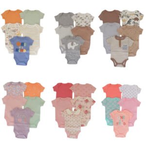 New PF Bodysuit 5in1 Bayi Perempuan Dan Laki Laki Bahan Premium Untuk Anak Usia Newborn Sampai 9 Bulan