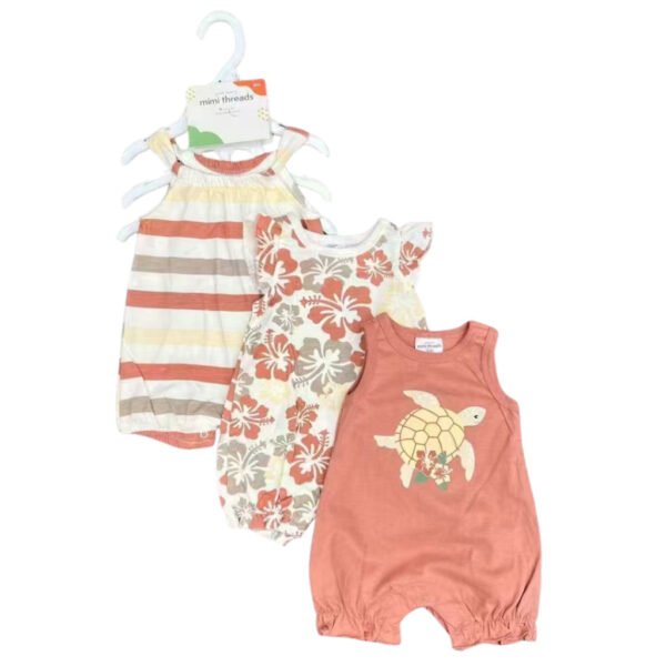 Baby Girl Set 3in1 Bodysuit Jumper Kutung Motif Karakter Premium Import Untuk Anak Perempuan Usia 3-18 Bulan - Gambar 12