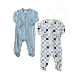 New Sleepsuit 2IN1 Zipper Bayi Laki Laki & Bayi Perempuan Bahan Premium Import Untuk Usia Newborn Sampai 9 Bulan