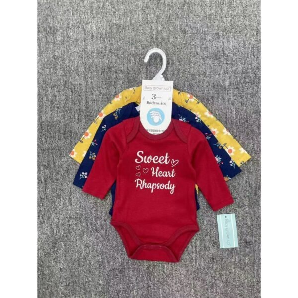 Bodysuit Jumper Lengan Panjang 3IN1 Bahan Katun Kualitas Premium Untuk Anak Usia Newborn Sampai 9 Bulan - Gambar 11
