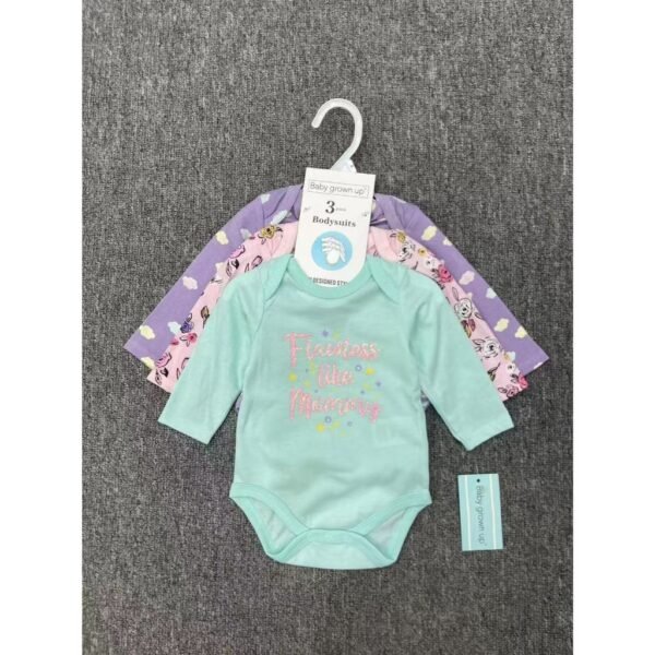 Bodysuit Jumper Lengan Panjang 3IN1 Bahan Katun Kualitas Premium Untuk Anak Usia Newborn Sampai 9 Bulan - Gambar 10