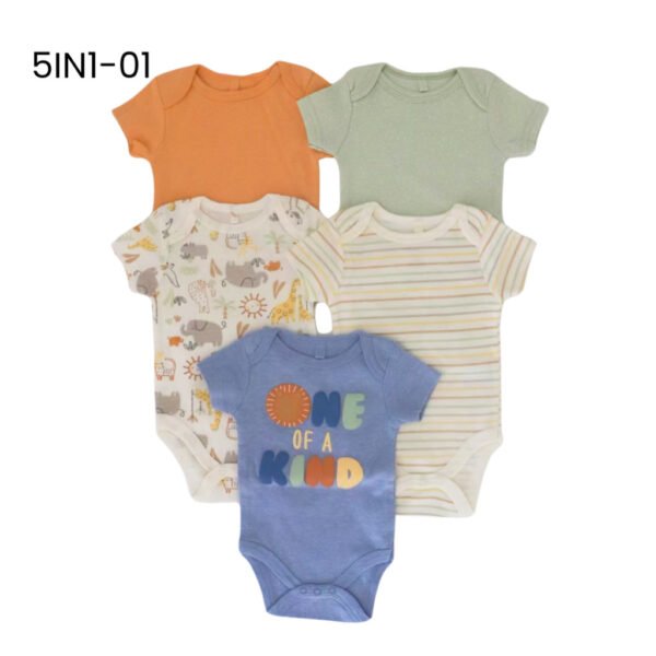 New PF Bodysuit 5in1 Bayi Perempuan Dan Laki Laki Bahan Premium Untuk Anak Usia Newborn Sampai 9 Bulan - Gambar 13