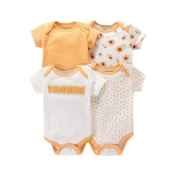 Bodysuit Set Baby Girl dan Baby Boy 4in1 Motif Karakter Premium Import Untuk Anak Usia Newborn Sampai 9 Bulan - Gambar 15