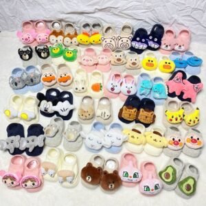 Kaos Kaki Bayi Baru Lahir Karakter Hewan Kartun Lucu Warna Warni Bahan Rajut Lembut Bisa Melar Untuk Usia 0-3 Bulan