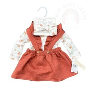 Baby Girl Set Bodysuit dan Jumpsuit Dress Elegan Bahan Premium Import Untuk Anak Perempuan Usia Newborn Sampai 12 Bulan atau 1 Tahun
