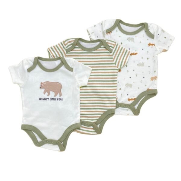 Bodysuit 3in1 Bayi Laki Laki dan Bayi Perempuan Bahan Katun Kualitas Premium Import Nyaman Digunakan Untuk Anak Usia Newborn Sampai 9 Bulan - Gambar 18