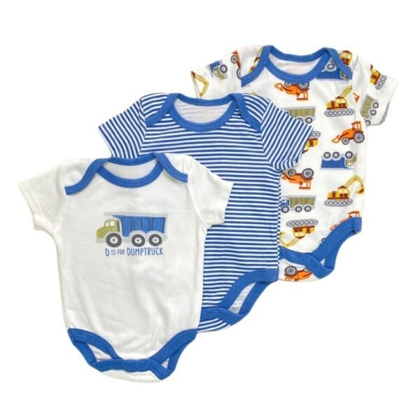 Bodysuit 3in1 Bayi Laki Laki dan Bayi Perempuan Bahan Katun Kualitas Premium Import Nyaman Digunakan Untuk Anak Usia Newborn Sampai 9 Bulan - Gambar 3