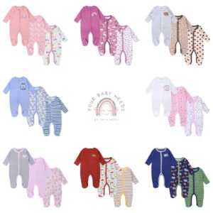 Sleepsuit Set Baby Girl dan Baby Boy 3in1 Motif Beraneka Ragam Premium Import Untuk Anak Usia Newborn Sampai 9 Bulan