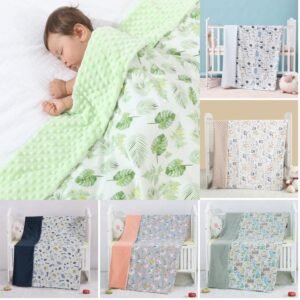 Selimut Bayi Premium Ukuran 80x100cm Bahan 100% Cotton