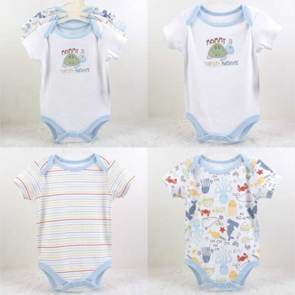Bodysuit Baby Girl dan Baby Boy 3in1 Motif Karakter Premium Import Untuk Anak Usia Newborn Sampai 9 Bulan - Gambar 27