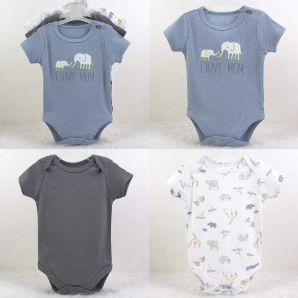 Bodysuit Baby Girl dan Baby Boy 3in1 Motif Karakter Premium Import Untuk Anak Usia Newborn Sampai 9 Bulan - Gambar 10