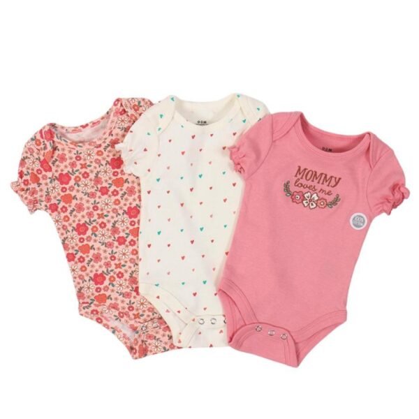 Bodysuit Baby Girl dan Baby Boy 3in1 Full Motif Premium Import Untuk Anak Usia Newborn Sampai 9 Bulan - Gambar 4