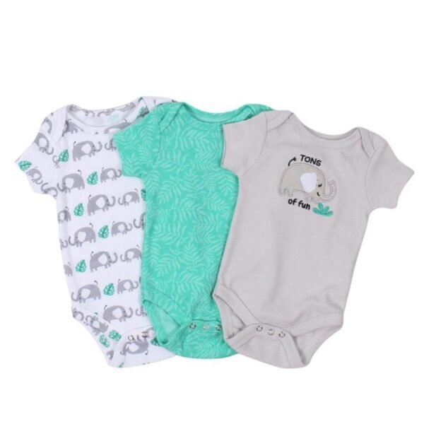 Bodysuit Baby Girl dan Baby Boy 3in1 Full Motif Premium Import Untuk Anak Usia Newborn Sampai 9 Bulan - Gambar 6