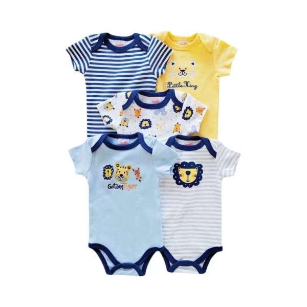 Bodysuit 5IN1 Baby Boy Dan Baby Girl Full Motif Premium Import Untuk Anak Laki Laki Usia Newborn Sampai 3 Tahun - Gambar 6