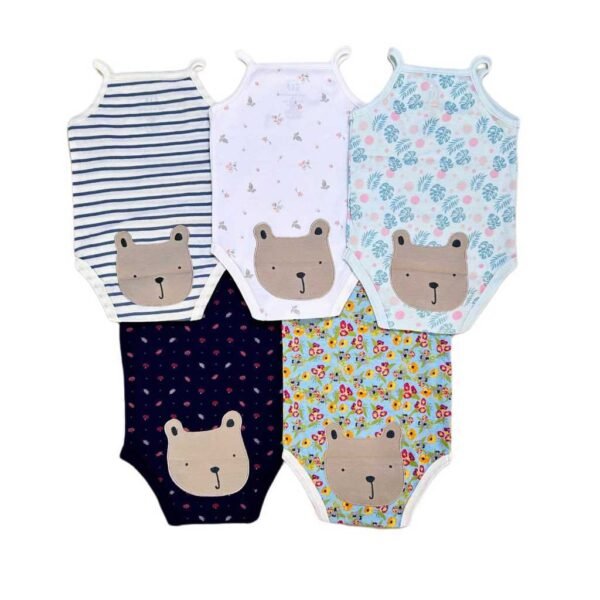 Bodysuit Kutung Bayi Laki Laki Dan Bayi Perempuan Berbahan Katun Kualitas Premium Import Nyaman Digunakan Untuk Anak Usia 6 Bulan Sampai 24 Bulan - Gambar 2