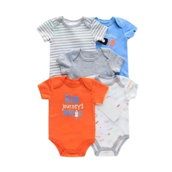 Bodysuit 5IN1 Baby Boy Dan Baby Girl Full Motif Premium Import Untuk Anak Laki Laki Usia Newborn Sampai 3 Tahun - Gambar 12