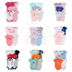 Bodysuit 5IN1 Baby Boy Dan Baby Girl Full Motif Premium Import Untuk Anak Perempuan Usia Newborn Sampai 3 Tahun