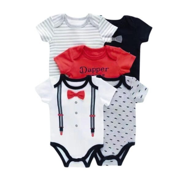 Bodysuit 5IN1 Baby Boy Dan Baby Girl Full Motif Premium Import Untuk Anak Laki Laki Usia Newborn Sampai 3 Tahun - Gambar 14