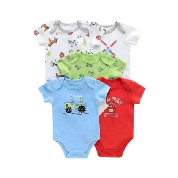 Bodysuit 5IN1 Baby Boy Dan Baby Girl Full Motif Premium Import Untuk Anak Laki Laki Usia Newborn Sampai 3 Tahun - Gambar 8