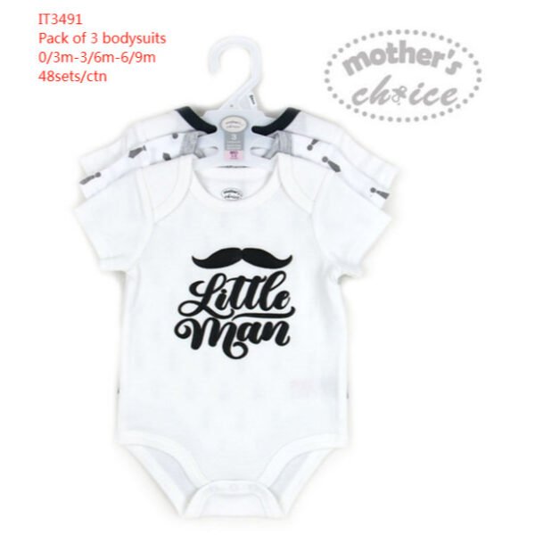 Mother's Choice Bodysuit 3in1 Bayi Perempuan Dan Laki Laki Bahan Premium Untuk Anak Usia Newborn Sampai 9 Bulan - Gambar 12