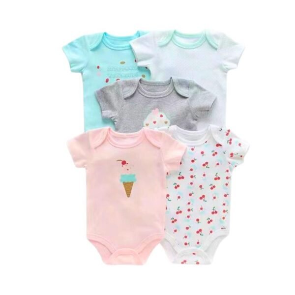 Bodysuit 5IN1 Baby Boy Dan Baby Girl Full Motif Premium Import Untuk Anak Perempuan Usia Newborn Sampai 3 Tahun - Gambar 15