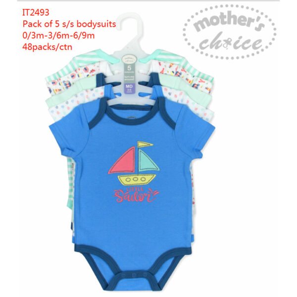 Mother's Choice Bodysuit 5in1 Bayi Perempuan Dan Laki Laki Bahan Premium Untuk Anak Usia Newborn Sampai 9 Bulan - Gambar 4