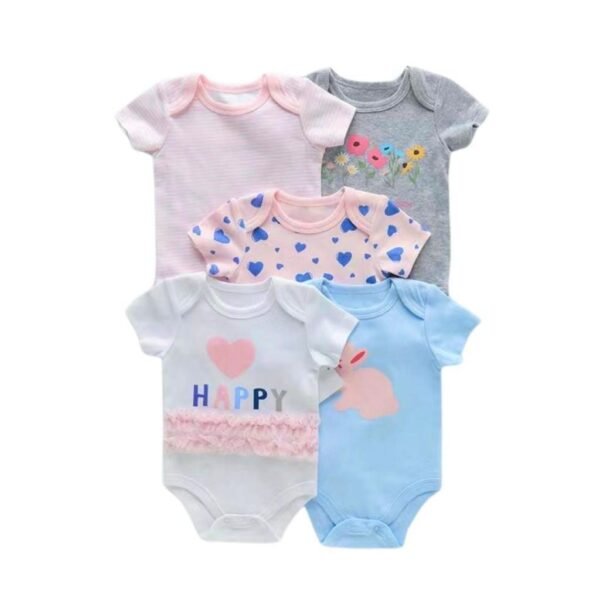 Bodysuit 5IN1 Baby Boy Dan Baby Girl Full Motif Premium Import Untuk Anak Perempuan Usia Newborn Sampai 3 Tahun - Gambar 16