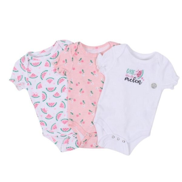 Bodysuit Baby Girl dan Baby Boy 3in1 Full Motif Premium Import Untuk Anak Usia Newborn Sampai 9 Bulan - Gambar 2