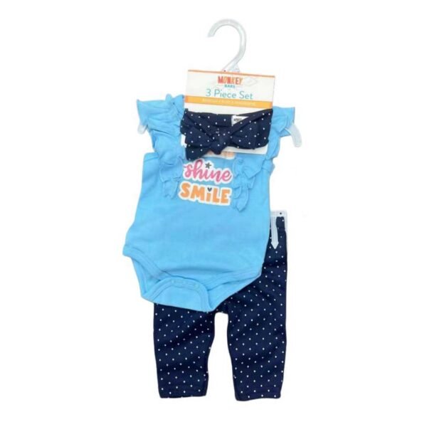 Setelan Bodysuit Bayi  Lengan Pendek Dapat Bib Atau Pita Lucu Bahan Katun Premium Untuk Anak Usia Newborn Sampai 12 Bulan - Gambar 7